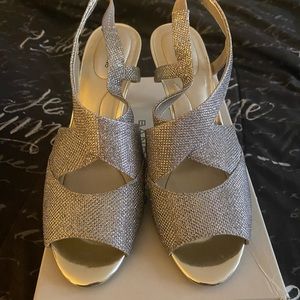 Perfect Formal Pewter High heeled sandal